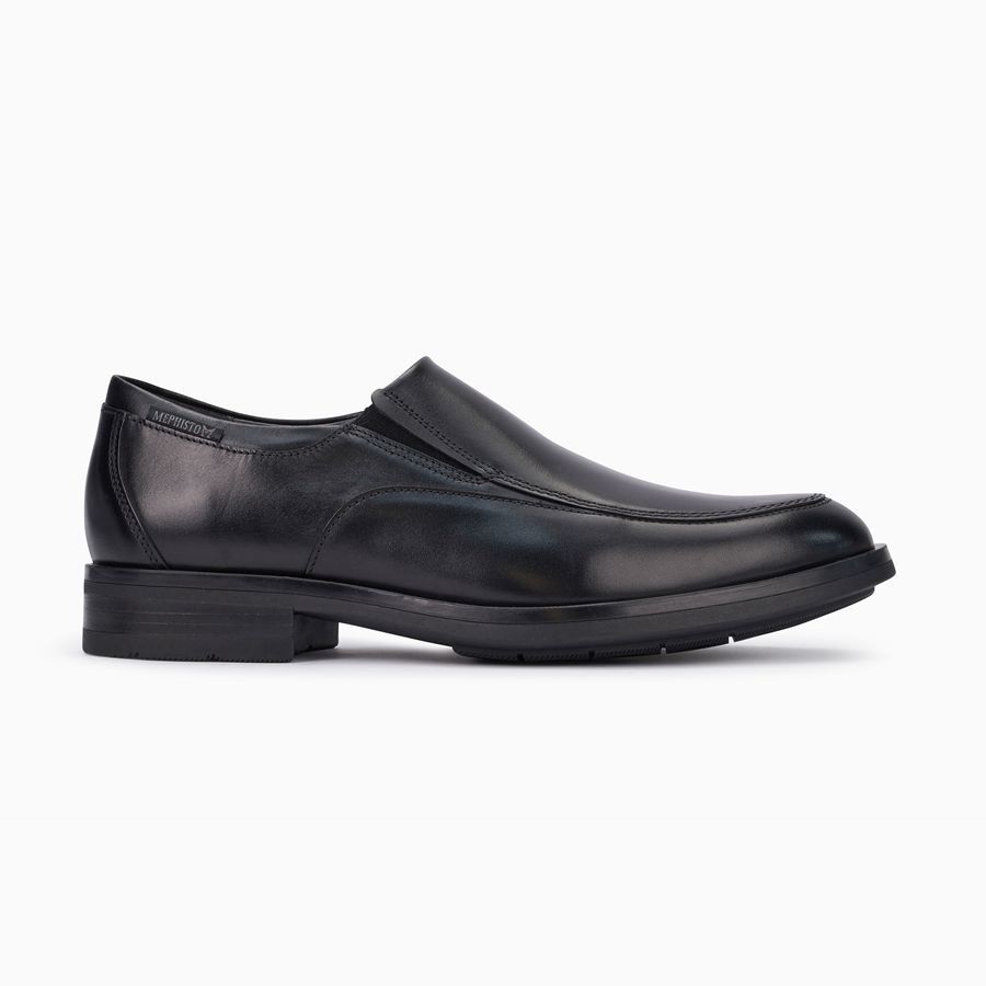 Mephisto SALVATORE Læder Sko 9576140-FX - Loafers Herre Svart